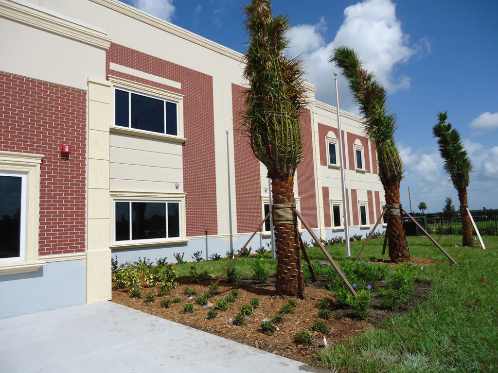 Side view of Manatee Charter School by LJB