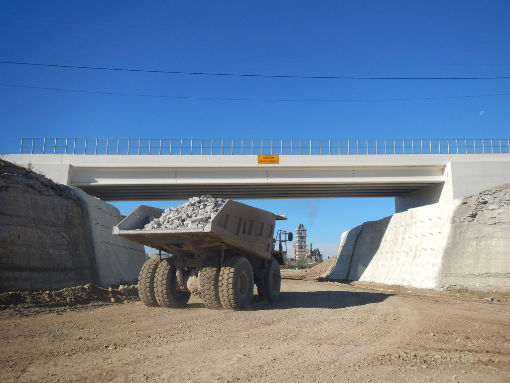 LJB SR235 Bridge Underpass with Truck