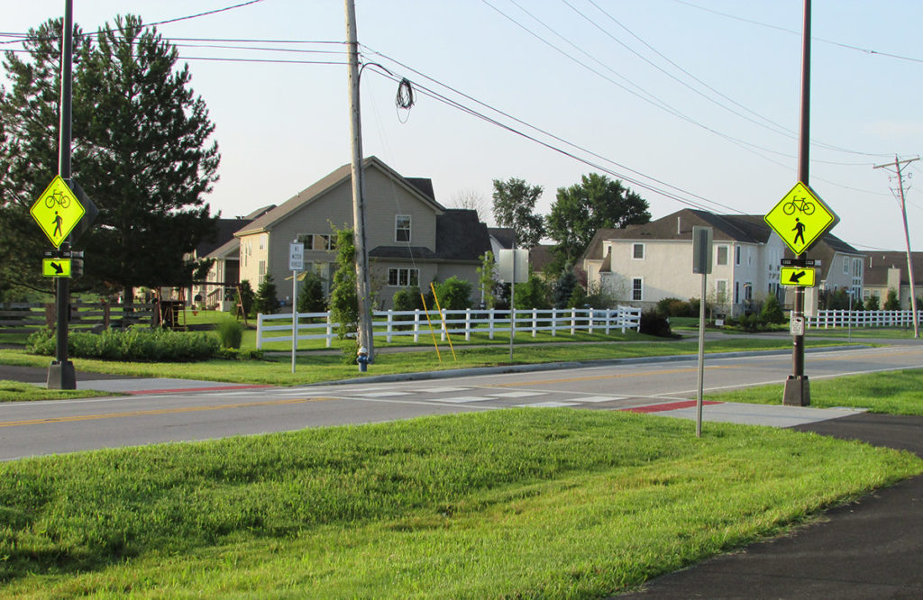 pedestrian crosswalk designed by LJB