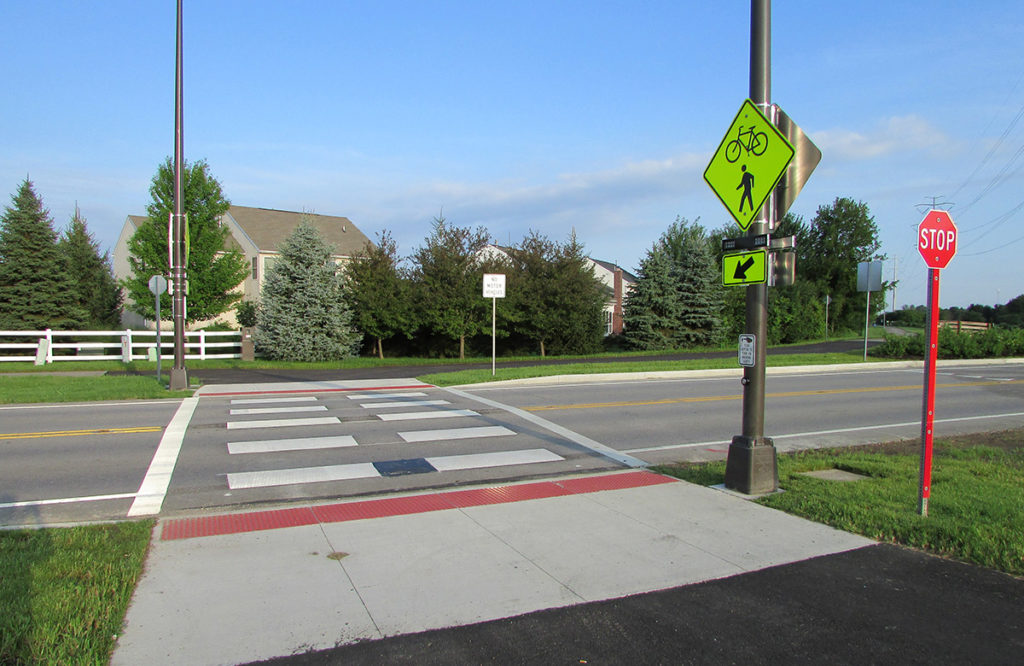 pedestrian crosswalk designed by LJB