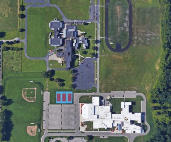 Belmont High School Aerial